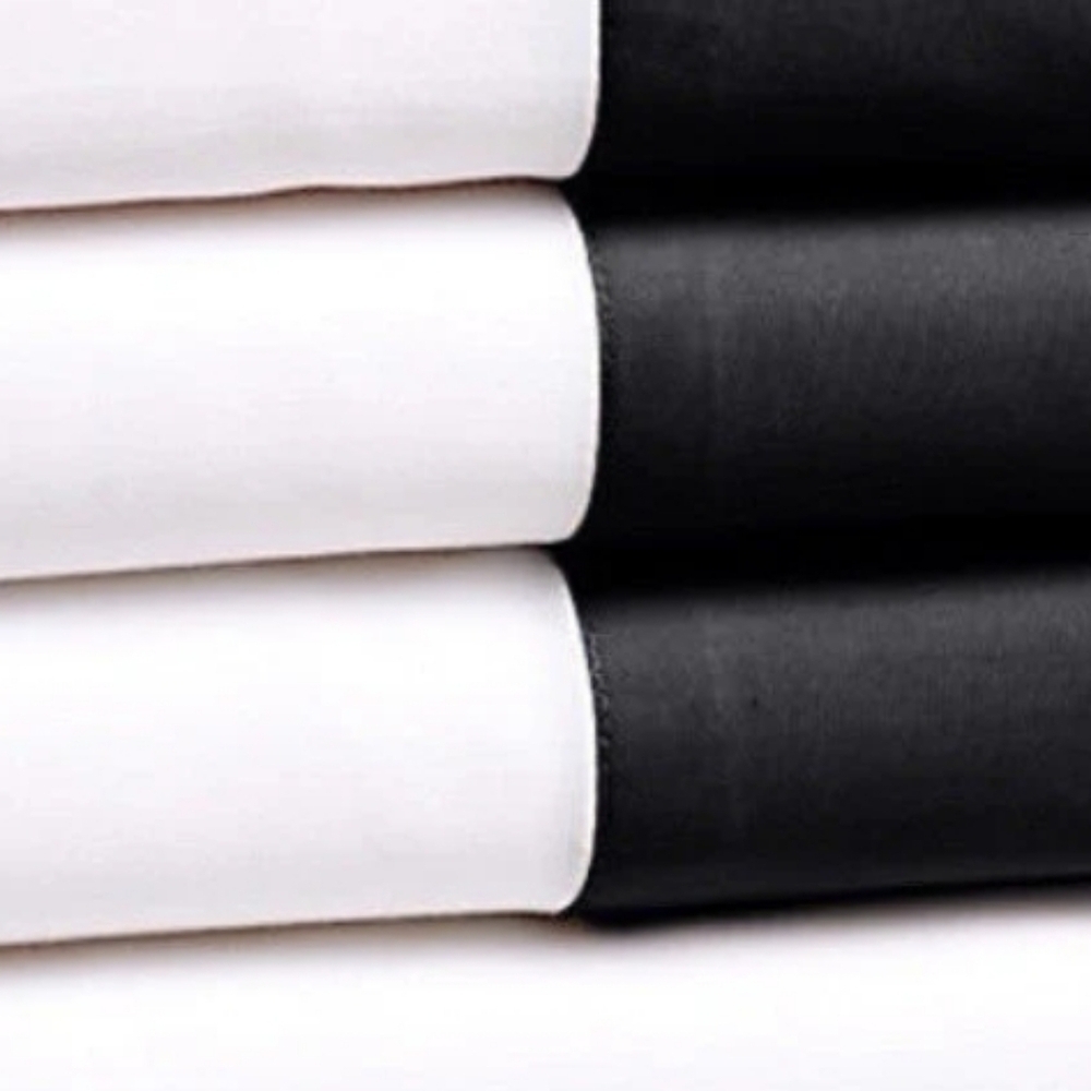 - 2 Black And White Pillow Cases Monochrome